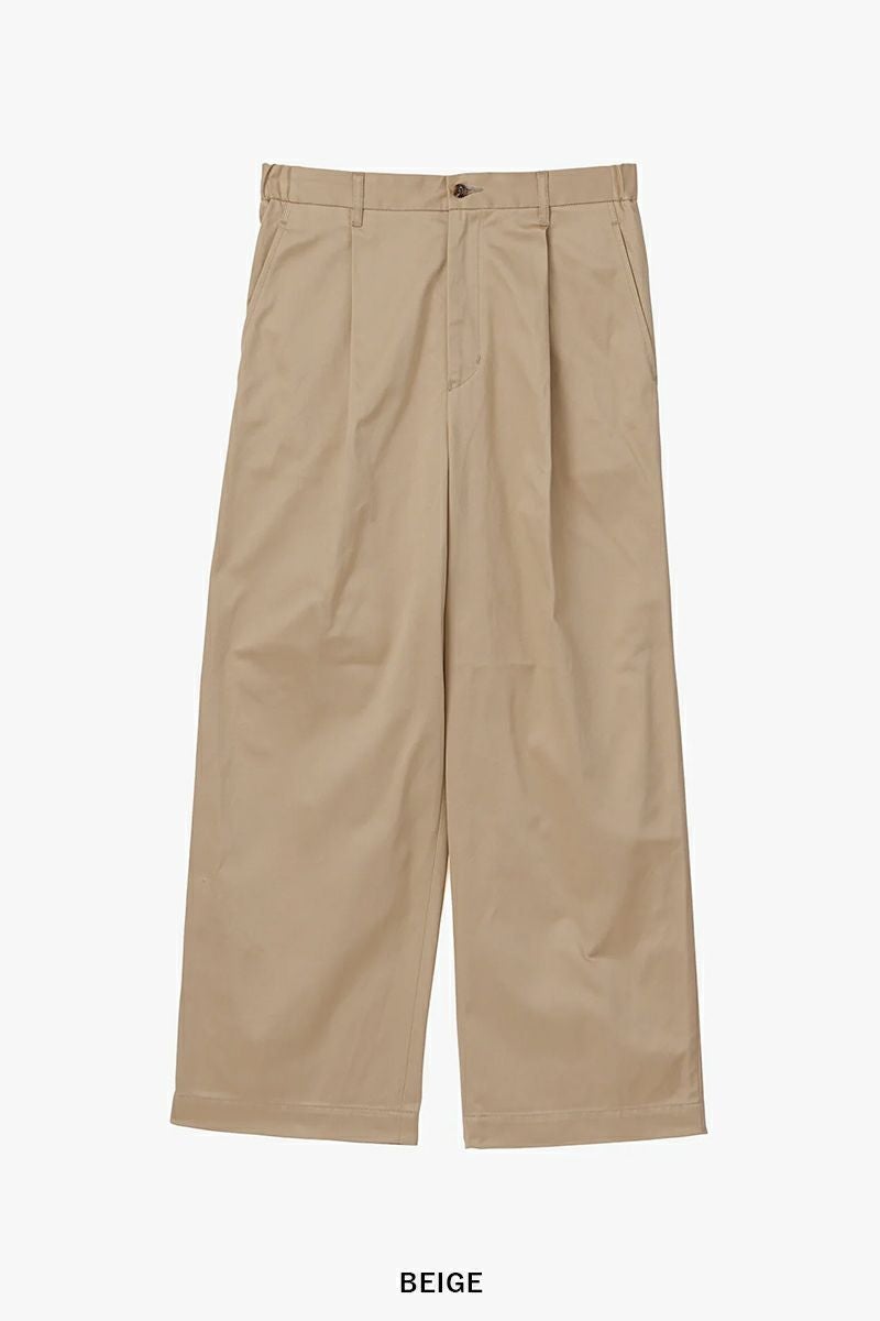 Graphpaper(グラフペーパー) Westpoint Chino Wide Straight Trousers ウェストポイントチノワイドトラウザース GM261-40150B