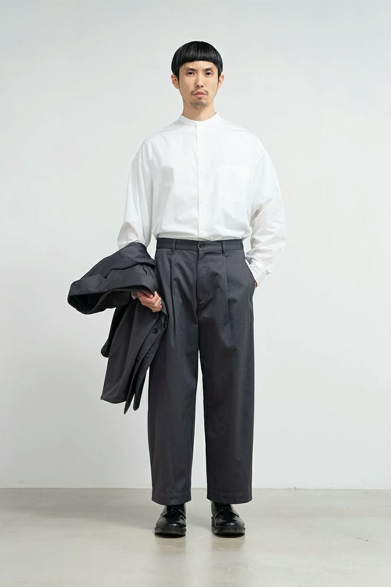 Graphpaper(グラフペーパー) Westpoint Chino Wide Tapered Trousers ウェストポイントチノワイドテーパードトラウザース GM261-40151B