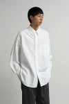 Graphpaper(グラフペーパー) Oxford L/S Oversized B.D Shirts オックスフォード長袖オーバーサイズボタンダウンシャツ GM261-50021B