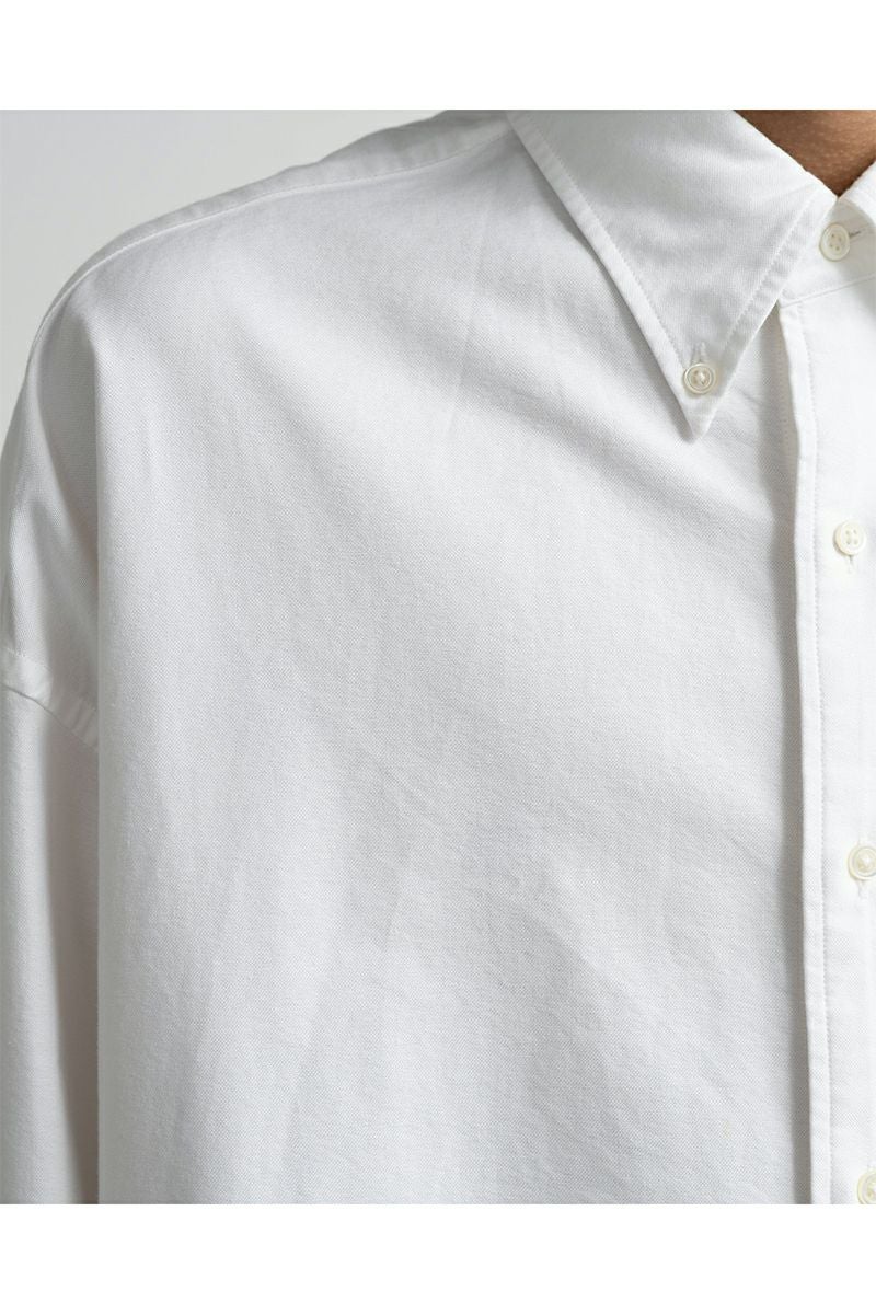Graphpaper(グラフペーパー) Oxford L/S Oversized B.D Shirts オックスフォード長袖オーバーサイズボタンダウンシャツ GM261-50021B
