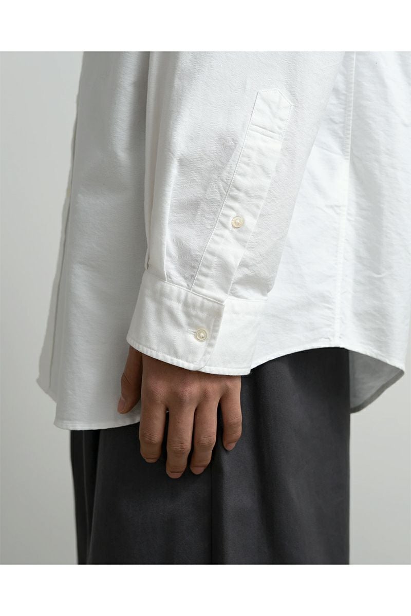 Graphpaper(グラフペーパー) Oxford L/S Oversized B.D Shirts オックスフォード長袖オーバーサイズボタンダウンシャツ GM261-50021B