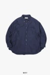 Graphpaper(グラフペーパー) Oxford L/S Oversized B.D Shirts オックスフォード長袖オーバーサイズボタンダウンシャツ GM261-50021B
