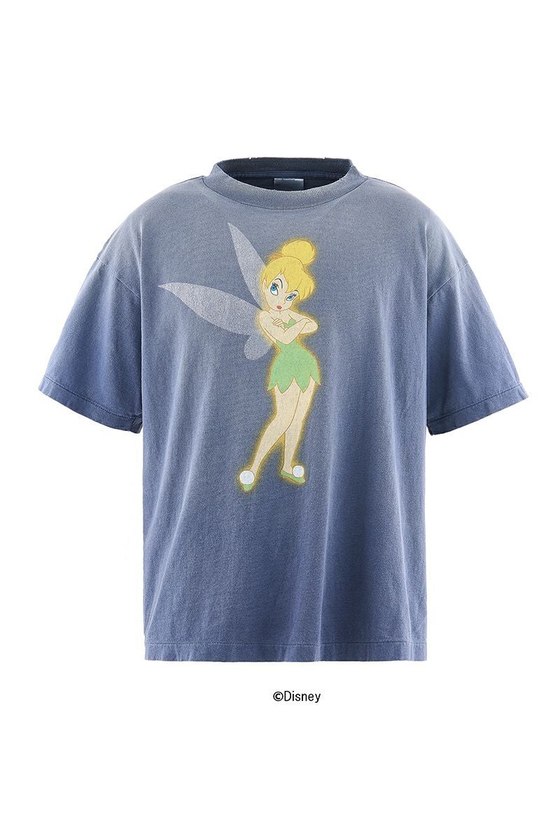 SAINT Mxxxxxx(セントマイケル) SM-MK8-0000-C79 / DSN_SS T-SHIRT TINKER BELL / NAVY ディズニーティンカーベル Tシャツ