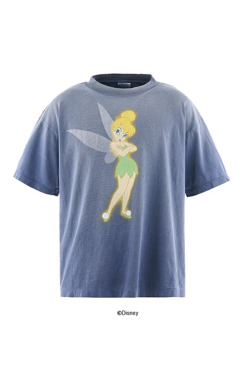 SAINT Mxxxxxx(セントマイケル) SM-MK8-0000-C79 / DSN_SS T-SHIRT TINKER BELL / NAVY ディズニーティンカーベル Tシャツ