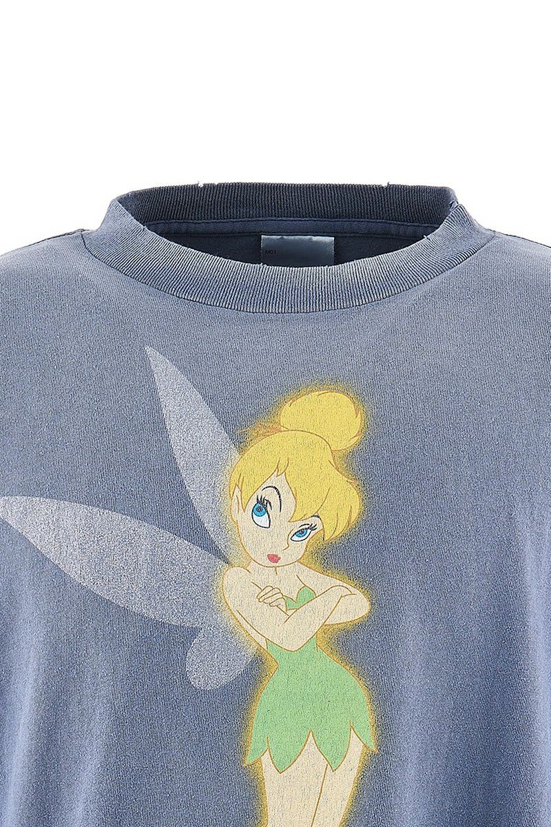 SAINT Mxxxxxx(セントマイケル) SM-MK8-0000-C79 / DSN_SS T-SHIRT TINKER BELL / NAVY ディズニーティンカーベル Tシャツ
