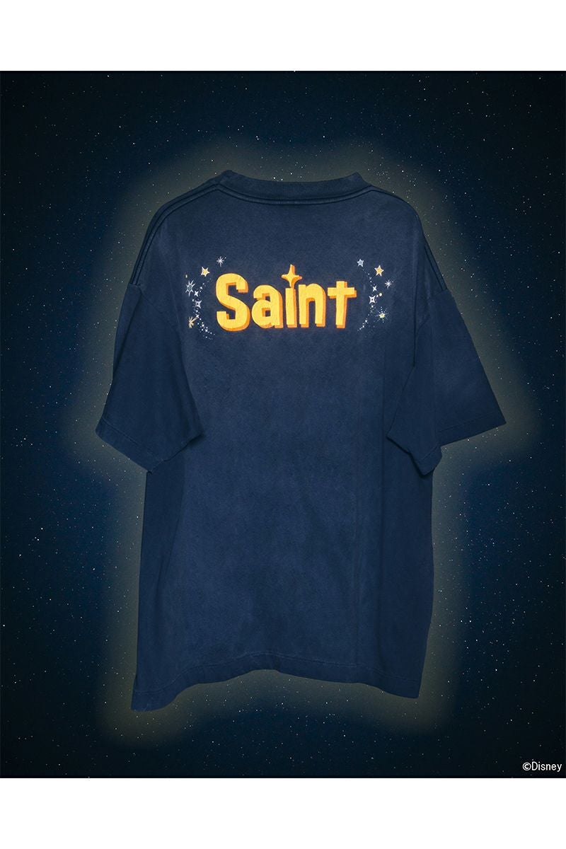 SAINT Mxxxxxx(セントマイケル) SM-MK8-0000-C79 / DSN_SS T-SHIRT TINKER BELL / NAVY ディズニーティンカーベル Tシャツ