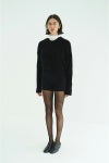 CLANE(クラネ) ASYMMETRY WIDE SHORT KNIT TOPS アシンメトリーワイドショートニットトップス 10106-2023