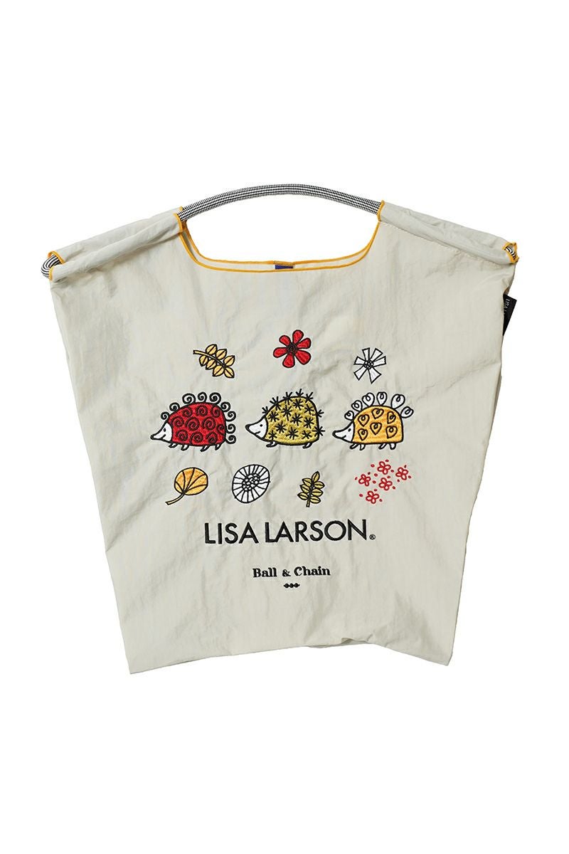  Ball & Chain(ボールアンドチェーン) > Ball & Chain(ボールアンドチェーン) LISA LARSON HEDGEHOG(M) リサラーソンヘッジホッグ (M) ハリネズミ ショッピングバック トートバッグ 357003
