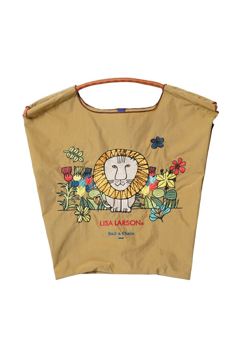  Ball & Chain(ボールアンドチェーン) > Ball & Chain(ボールアンドチェーン) LISA LARSO LION(M) リサラーソンライオン(M) ショッピングバック トートバッグ 357004