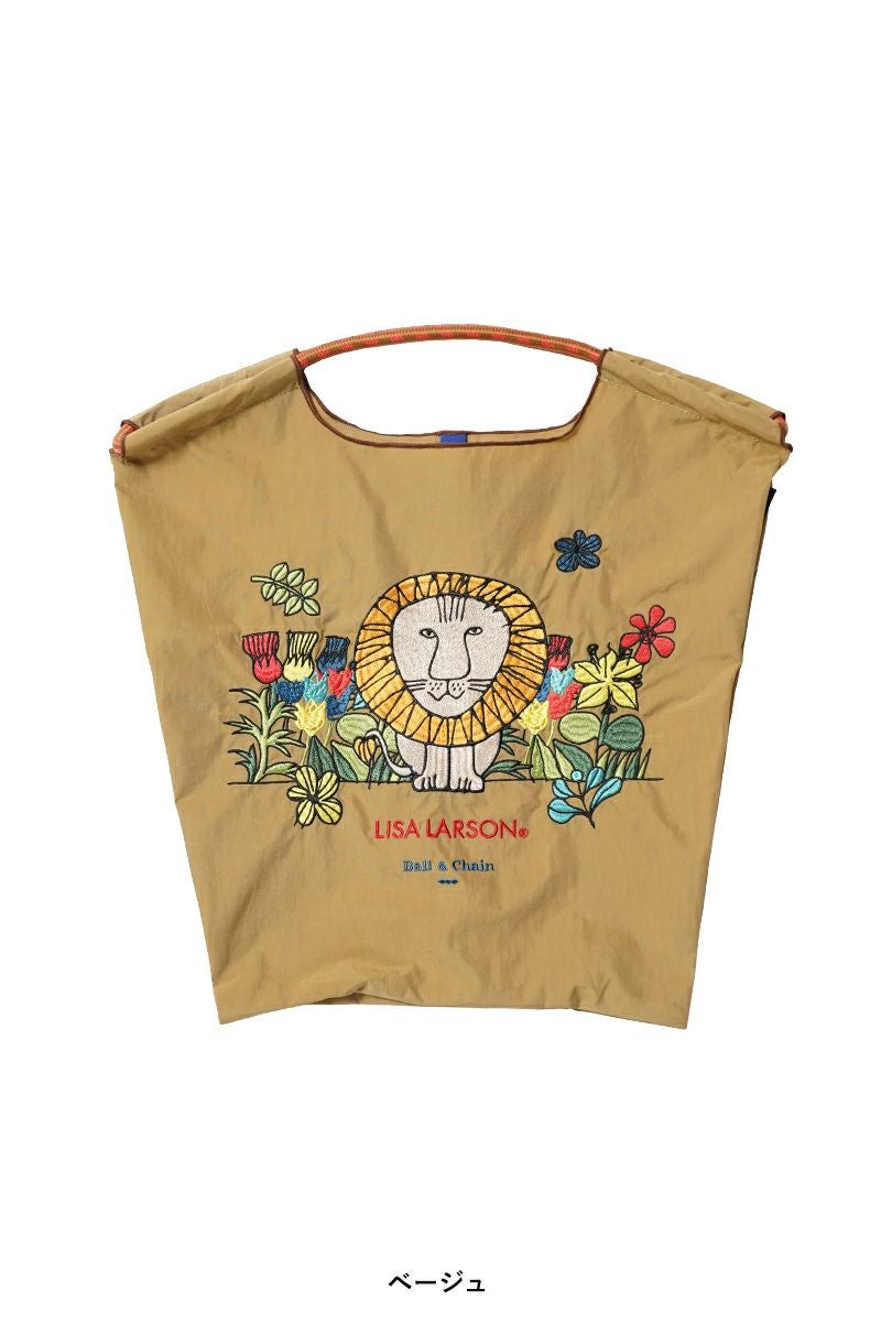  Ball & Chain(ボールアンドチェーン) > Ball & Chain(ボールアンドチェーン) LISA LARSO LION(M) リサラーソンライオン(M) ショッピングバック トートバッグ 357004