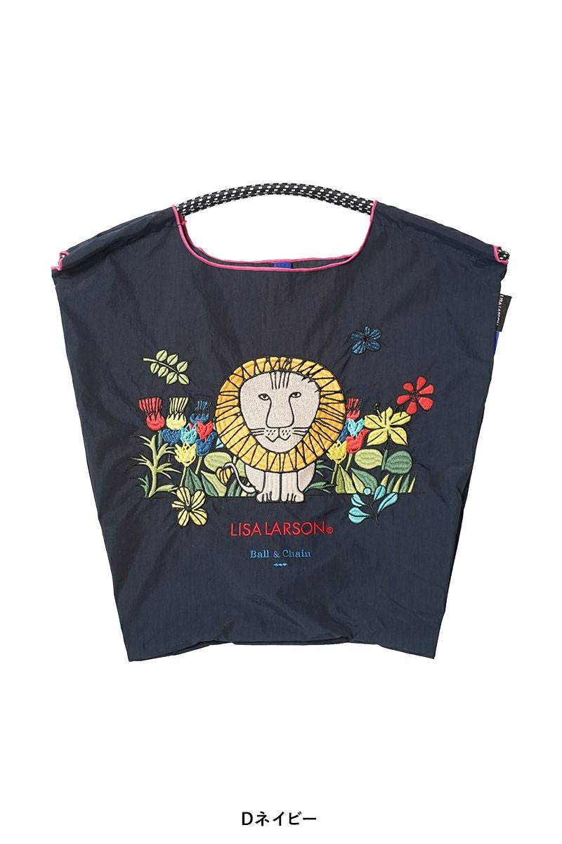  Ball & Chain(ボールアンドチェーン) > Ball & Chain(ボールアンドチェーン) LISA LARSO LION(M) リサラーソンライオン(M) ショッピングバック トートバッグ 357004