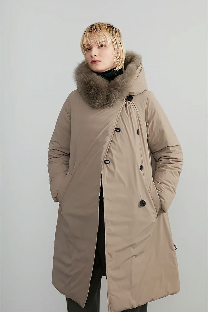 DUVETICA(デュベティカ) FINGUARADUE sand fur-fox (TORTORA) フィングアラドゥエ トルトラ 10281 DU7967EW000566