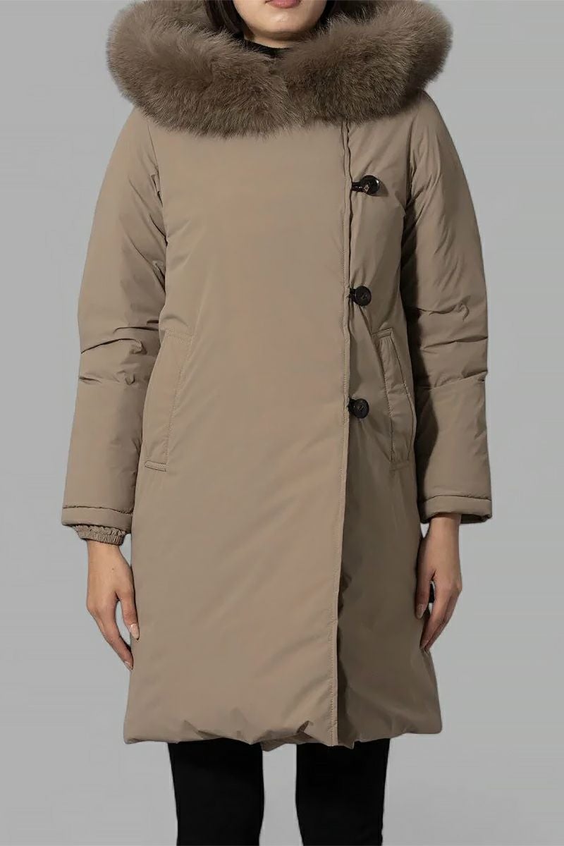 DUVETICA(デュベティカ) FINGUARADUE sand fur-fox (TORTORA) フィングアラドゥエ トルトラ 10281 DU7967EW000566