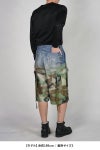 TOLQ(トルク) Gradation Printed Denim Pants×Cargo Shorts グラデーションプリント デニムパンツカーゴショーツ 26-1301 