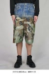 TOLQ(トルク) Gradation Printed Denim Pants×Cargo Shorts グラデーションプリント デニムパンツカーゴショーツ 26-1301 