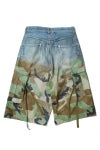 TOLQ(トルク) Gradation Printed Denim Pants×Cargo Shorts グラデーションプリント デニムパンツカーゴショーツ 26-1301 