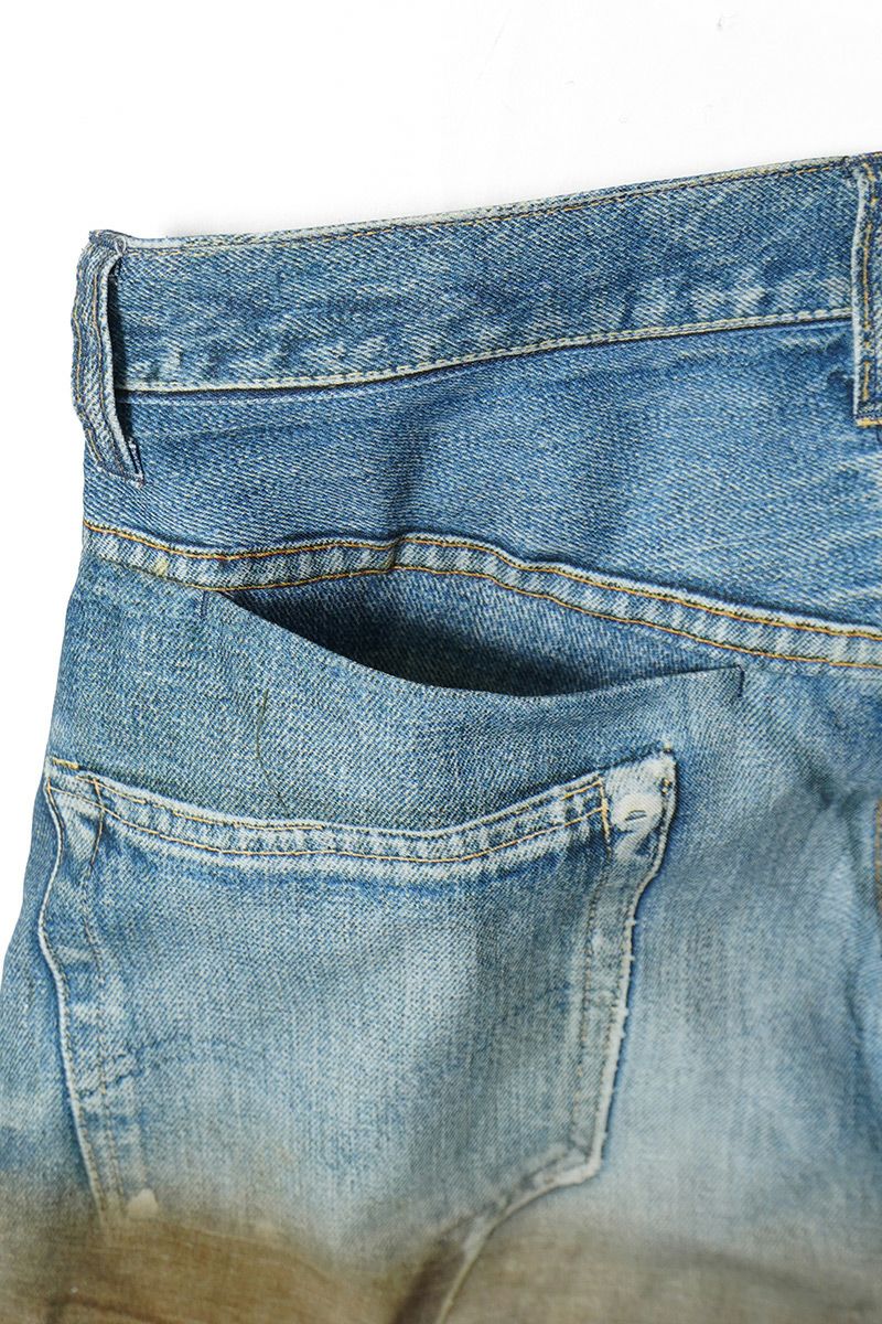 TOLQ(トルク) Gradation Printed Denim Pants×Cargo Shorts グラデーションプリント デニムパンツカーゴショーツ 26-1301 