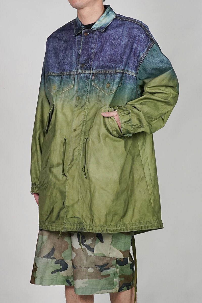 TOLQ(トルク) | TOLQ(トルク) Gradation Printed Denim Jacket×Mod
