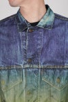  TOLQ(トルク) Gradation Printed Denim Jacket×Mod Coat グラデーションプリントデニムジャケットモッズコード 26-1101