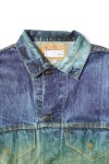  TOLQ(トルク) Gradation Printed Denim Jacket×Mod Coat グラデーションプリントデニムジャケットモッズコード 26-1101