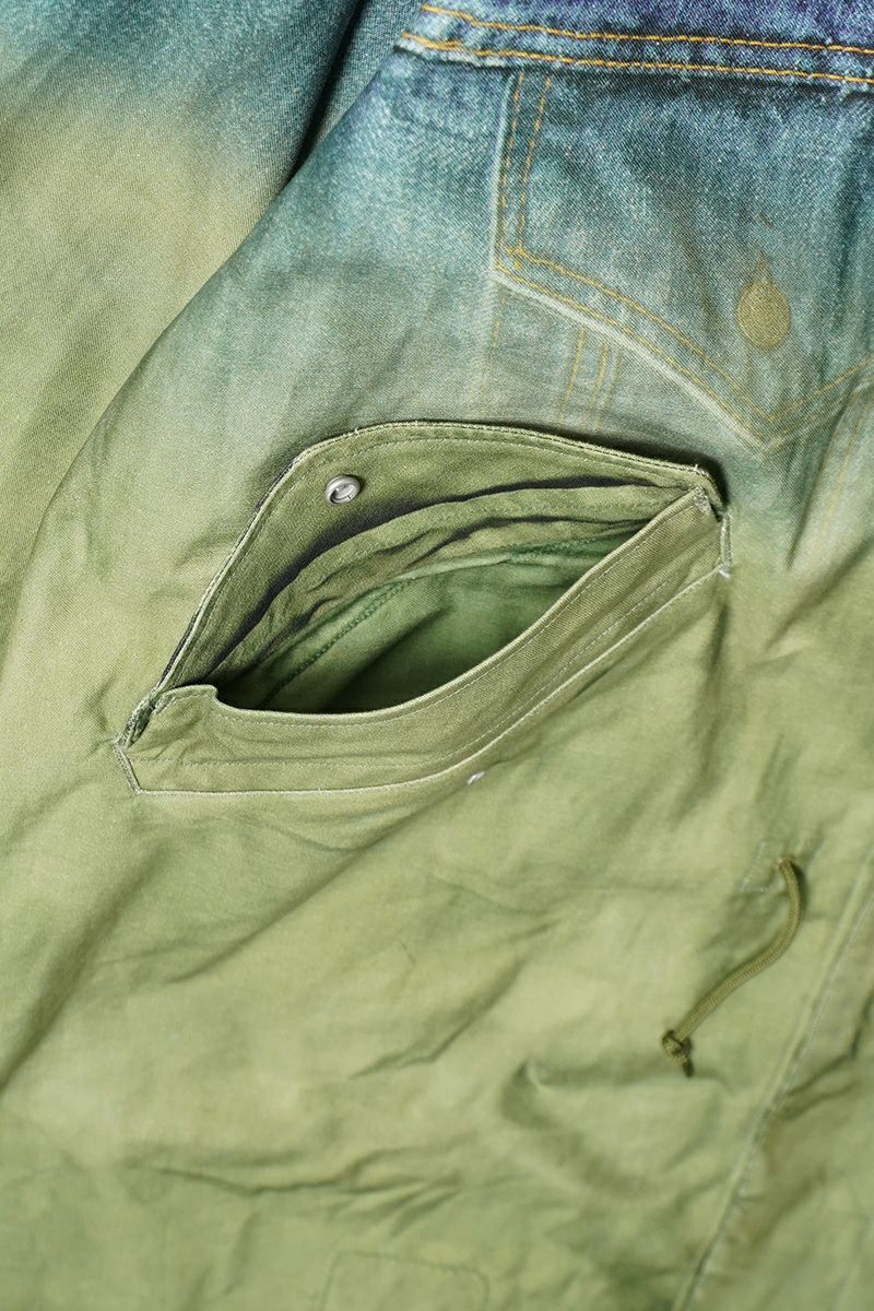  TOLQ(トルク) Gradation Printed Denim Jacket×Mod Coat グラデーションプリントデニムジャケットモッズコード 26-1101