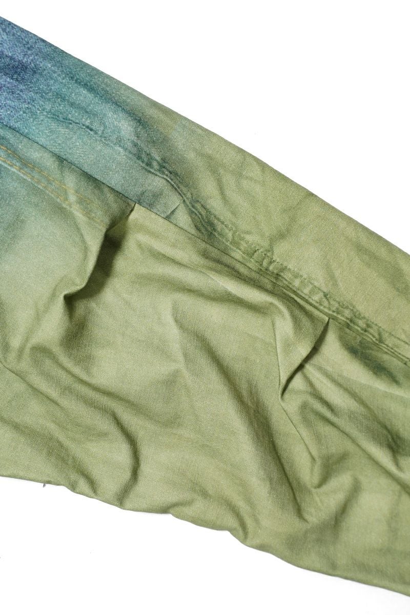  TOLQ(トルク) Gradation Printed Denim Jacket×Mod Coat グラデーションプリントデニムジャケットモッズコード 26-1101