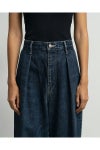 Graphpaper(グラフペーパー) Selvage Denim Two Tuck Wide Pants -DARK FADE- セルヴィッチデニム ツータックワイドパンツ ダークフェイド GL261-40062DB