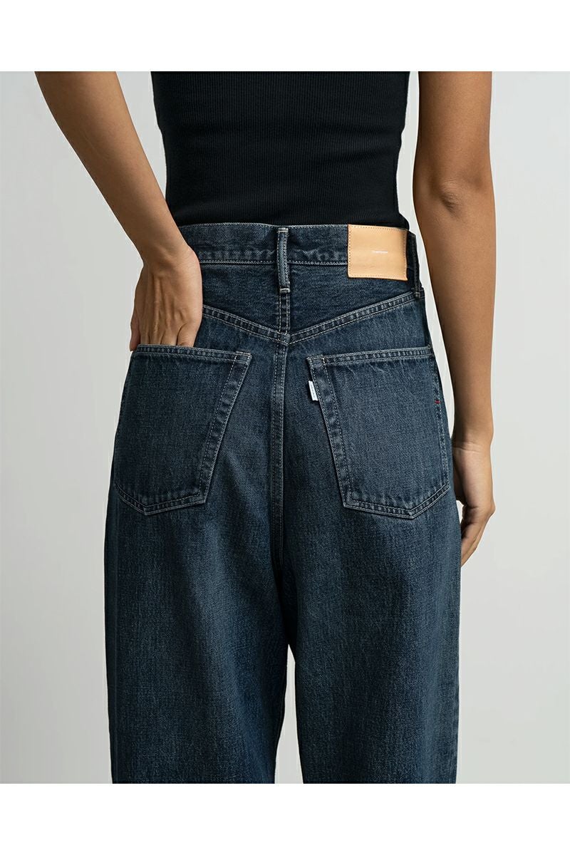 Graphpaper(グラフペーパー) Selvage Denim Two Tuck Wide Pants -DARK FADE- セルヴィッチデニム ツータックワイドパンツ ダークフェイド GL261-40062DB