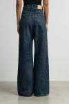 Graphpaper(グラフペーパー) Selvage Denim Two Tuck Wide Pants -DARK FADE- セルヴィッチデニム ツータックワイドパンツ ダークフェイド GL261-40062DB