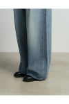  Graphpaper(グラフペーパー) Selvage Denim Two Tuck Wide Pants -LIGHT FADE- セルヴィッチデニム ツータックワイドパンツ ライトフェイド GL261-40062LB