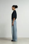  Graphpaper(グラフペーパー) Selvage Denim Two Tuck Wide Pants -LIGHT FADE- セルヴィッチデニム ツータックワイドパンツ ライトフェイド GL261-40062LB
