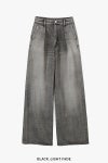  Graphpaper(グラフペーパー) Selvage Denim Two Tuck Wide Pants -LIGHT FADE- セルヴィッチデニム ツータックワイドパンツ ライトフェイド GL261-40062LB