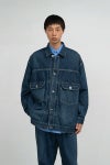 Graphpaper(グラフペーパー) Selvage Denim Jacket -DARK FADE- セルヴィッチデニムジャケット ダークフェイド GU261-20054DB