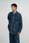 Graphpaper(グラフペーパー) Selvage Denim Jacket -DARK FADE- セルヴィッチデニムジャケット ダークフェイド GU261-20054DB