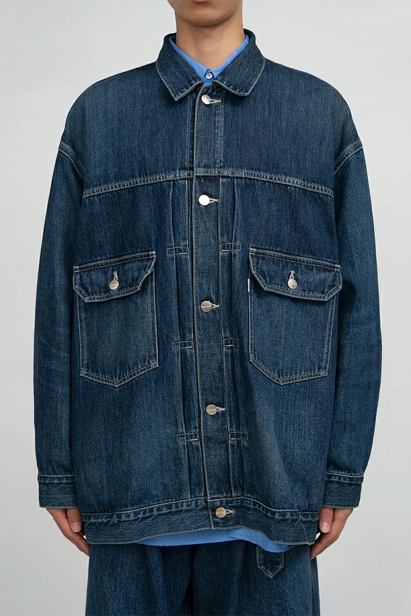 Graphpaper(グラフペーパー) Selvage Denim Jacket -DARK FADE- セルヴィッチデニムジャケット ダークフェイド GU261-20054DB