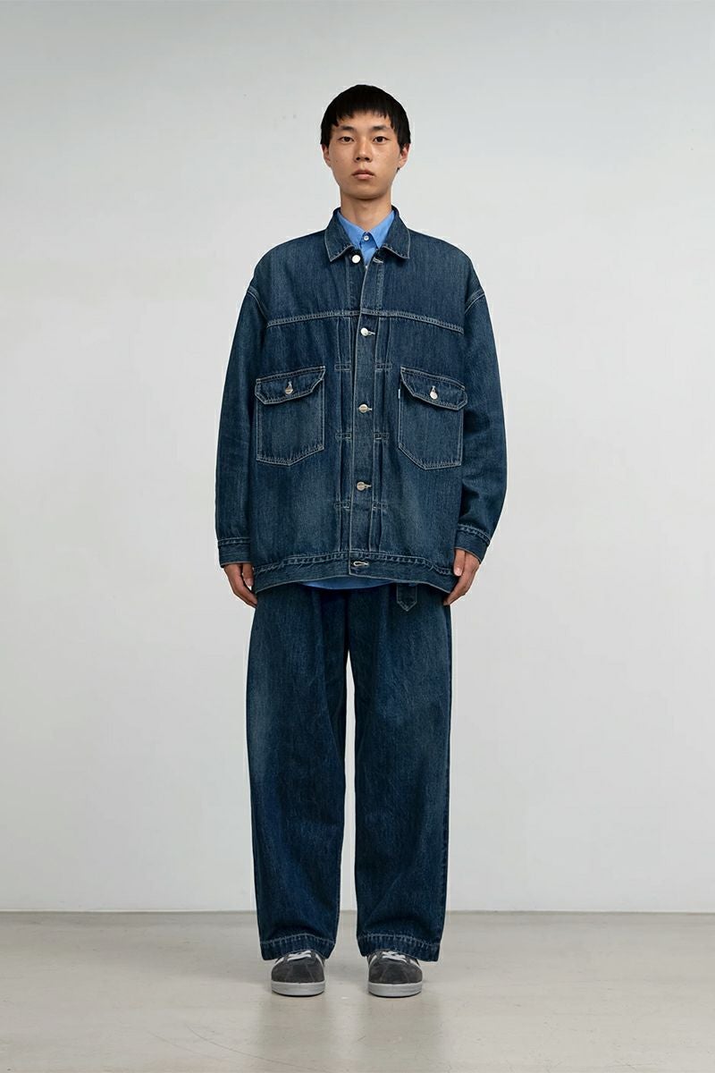 Graphpaper(グラフペーパー) Selvage Denim Jacket -DARK FADE- セルヴィッチデニムジャケット ダークフェイド GU261-20054DB