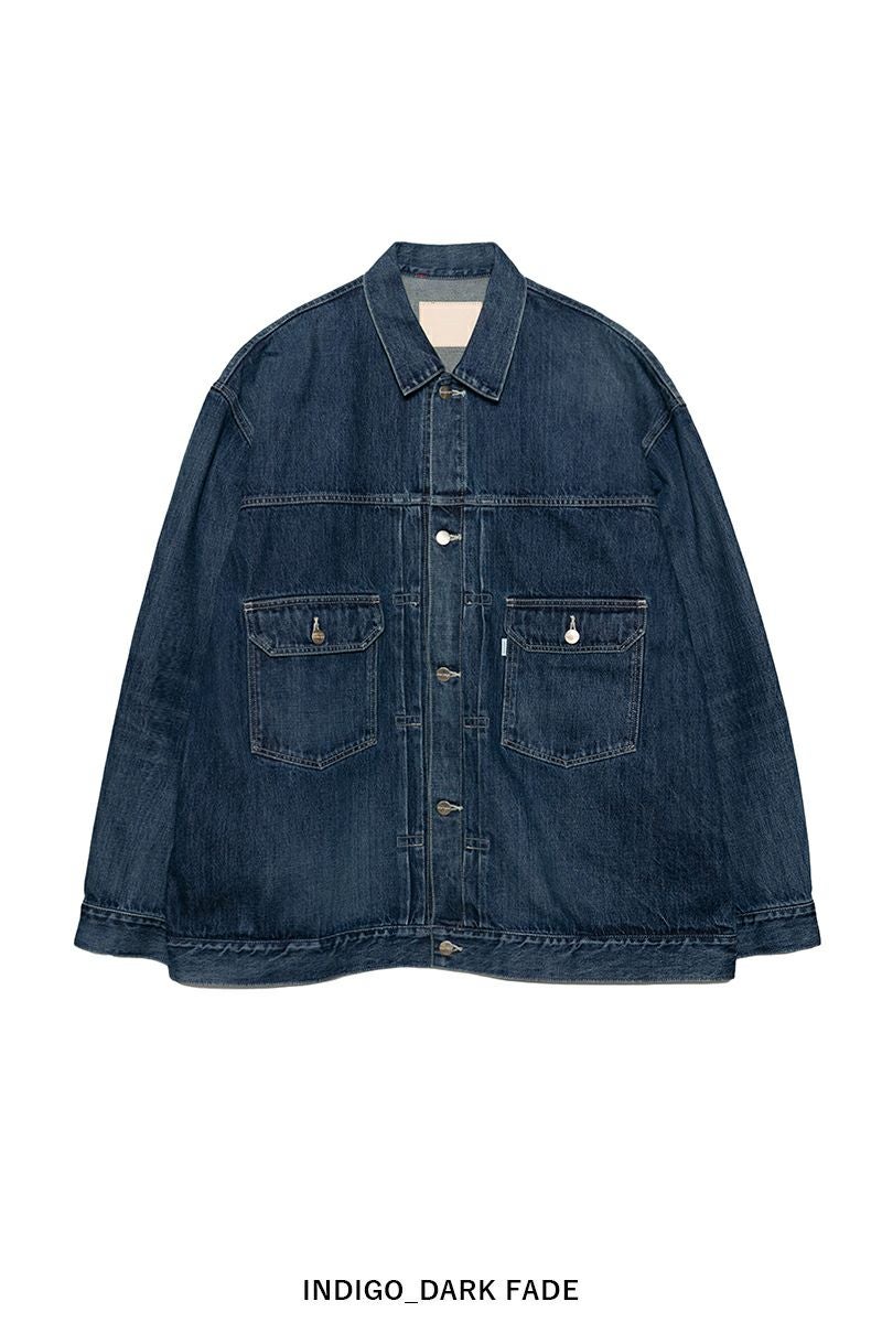 Graphpaper(グラフペーパー) Selvage Denim Jacket -DARK FADE- セルヴィッチデニムジャケット ダークフェイド GU261-20054DB