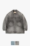 Graphpaper(グラフペーパー) Selvage Denim Jacket -LIGHT FADE- セルヴィッチデニムジャケット ライトフェイド GU261-20054LB