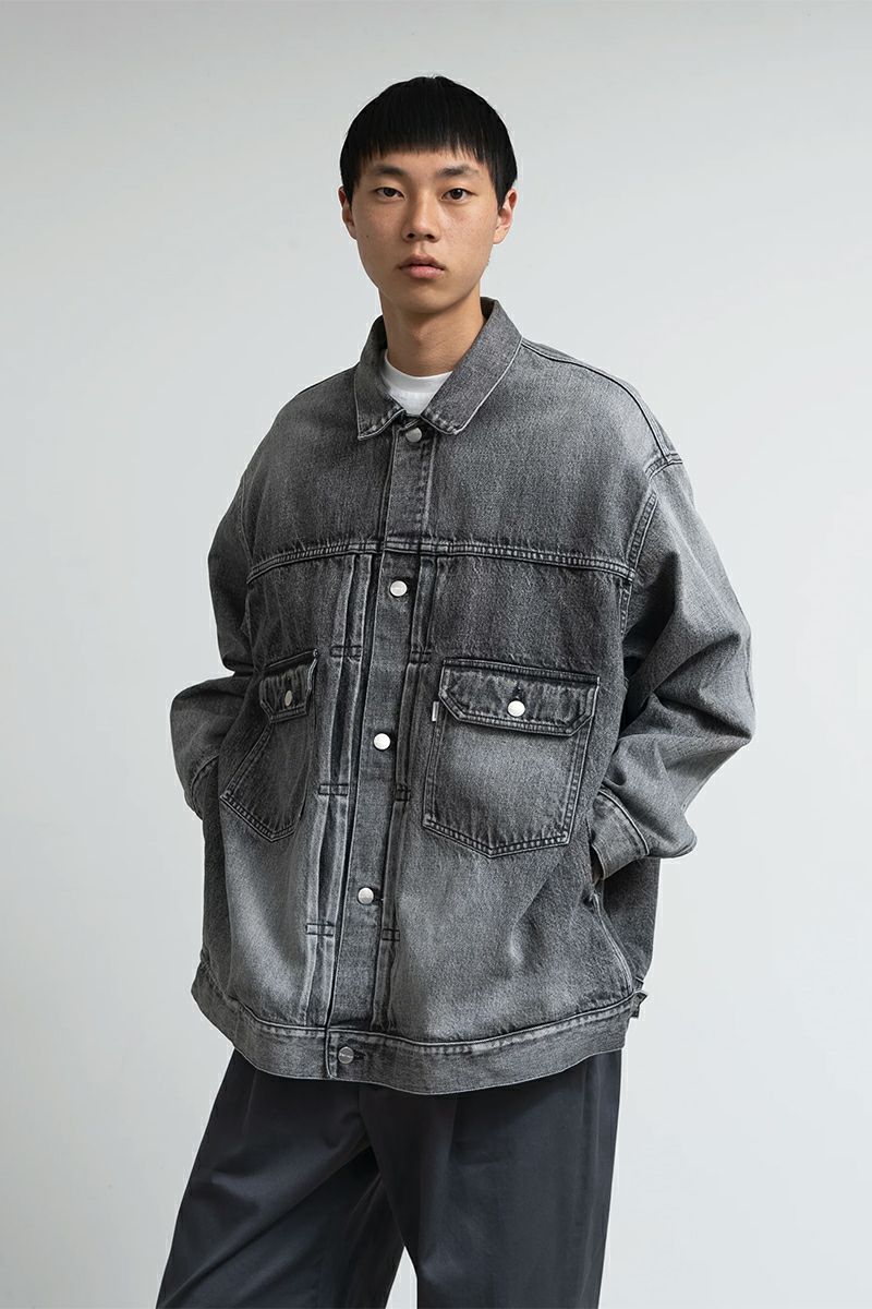 Graphpaper(グラフペーパー) Selvage Denim Jacket -LIGHT FADE- セルヴィッチデニムジャケット ライトフェイド GU261-20054LB
