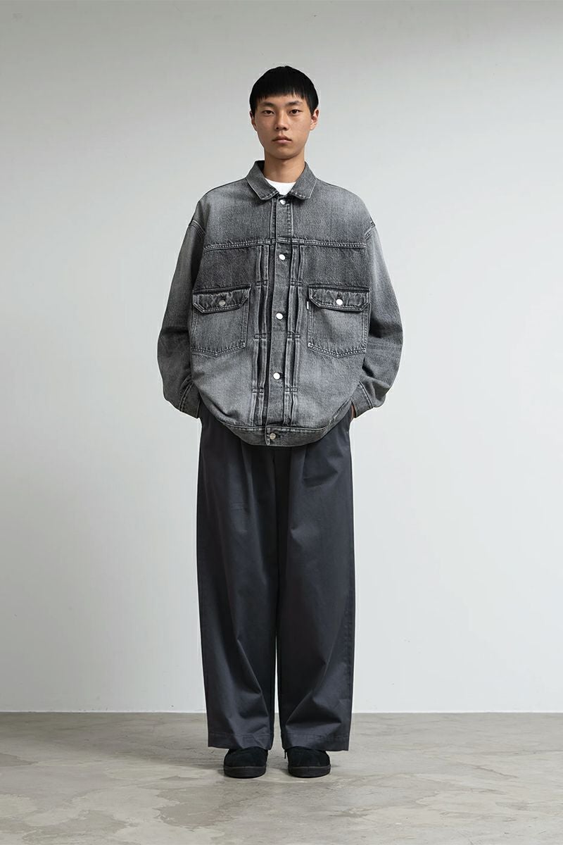 Graphpaper(グラフペーパー) Selvage Denim Jacket -LIGHT FADE- セルヴィッチデニムジャケット ライトフェイド GU261-20054LB