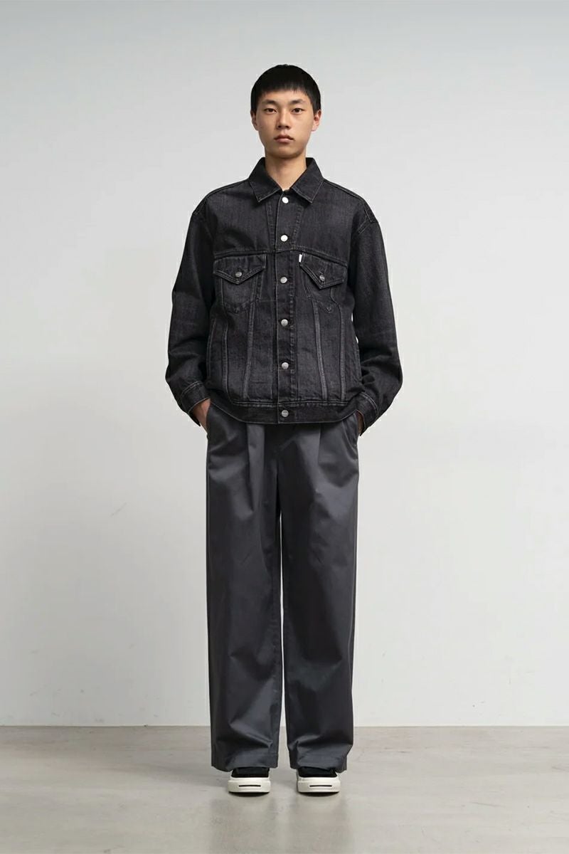 Graphpaper(グラフペーパー) Selvage Denim Trucker Jacket -DARK FADE- セルヴィッチデニムトラッカージャケット ダークフェイド GU261-20055DB
