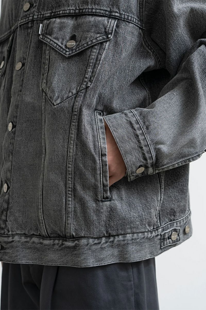 Graphpaper(グラフペーパー) Selvage Denim Trucker Jacket -LIGHT FADE- セルヴィッチデニムトラッカージャケット ライトフェイド GU261-20055LB