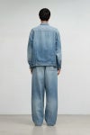 Graphpaper(グラフペーパー) Selvage Denim Trucker Jacket -LIGHT FADE- セルヴィッチデニムトラッカージャケット ライトフェイド GU261-20055LB