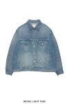 Graphpaper(グラフペーパー) Selvage Denim Trucker Jacket -LIGHT FADE- セルヴィッチデニムトラッカージャケット ライトフェイド GU261-20055LB