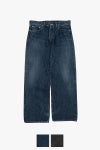 Graphpaper(グラフペーパー) Selvage Denim Five Pocket Wide Straight Pants -DARK FADE- セルヴィッチデニム ファイブポケットワイドストレートパンツ ダークフェイド GU261-40059DB