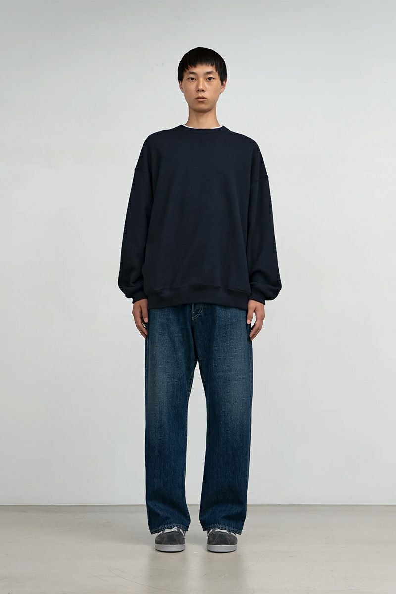 Graphpaper(グラフペーパー) Selvage Denim Five Pocket Wide Straight Pants -DARK FADE- セルヴィッチデニム ファイブポケットワイドストレートパンツ ダークフェイド GU261-40059DB