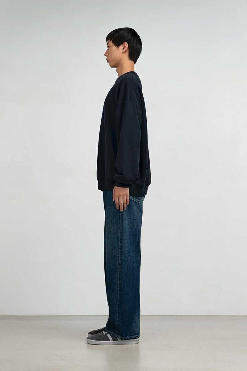 Graphpaper(グラフペーパー) Selvage Denim Five Pocket Wide Straight Pants -DARK FADE- セルヴィッチデニム ファイブポケットワイドストレートパンツ ダークフェイド GU261-40059DB