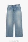 Graphpaper(グラフペーパー) Selvage Denim Five Pocket Wide Straight Pants -LIGHT FADE- セルヴィッチデニム ファイブポケットワイドストレートパンツ ライトフェイド GU261-40059LB