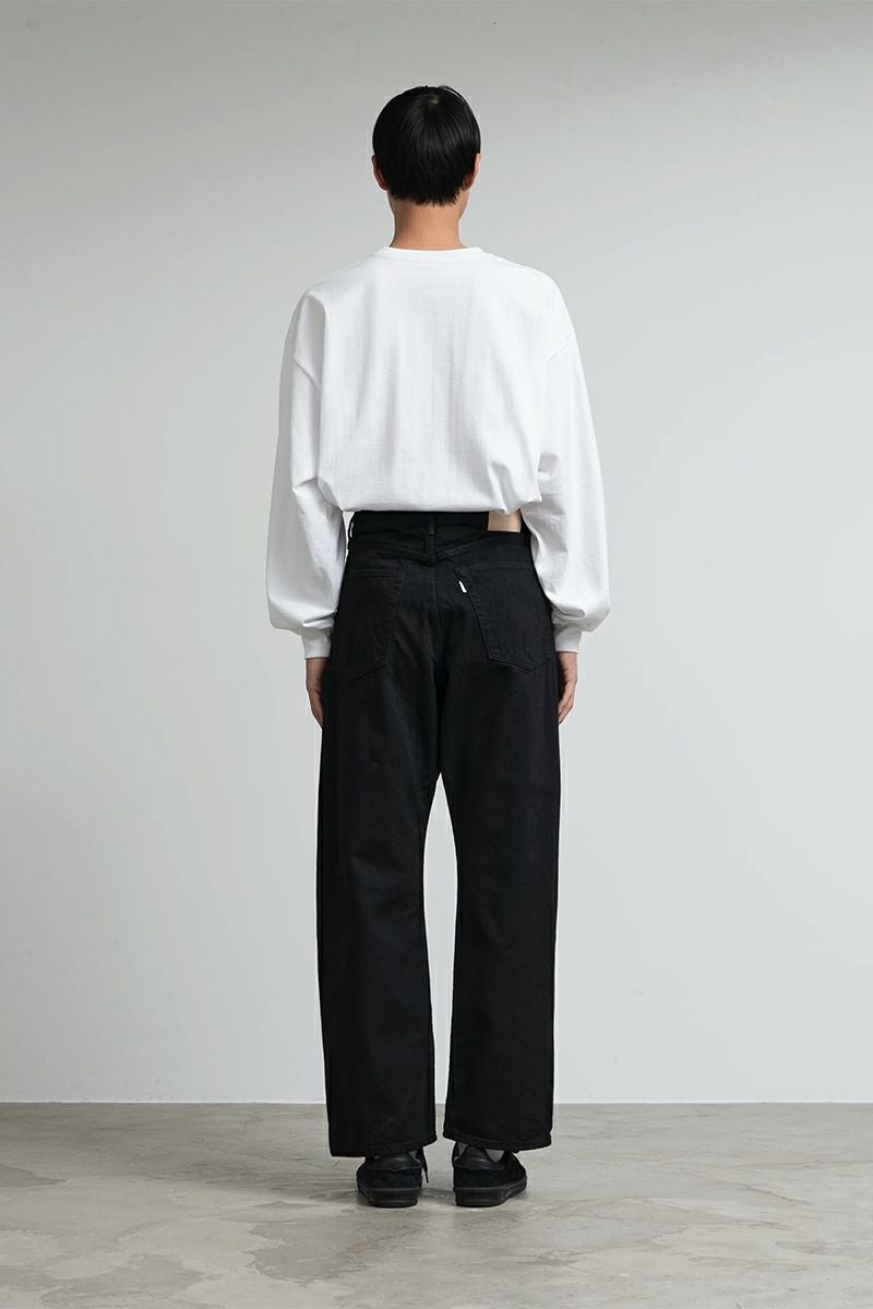 Graphpaper(グラフペーパー) Selvage Denim Five Pocket Wide Straight Pants セルヴィッチデニム ファイブポケットワイドストレートパンツ GU261-40059RB