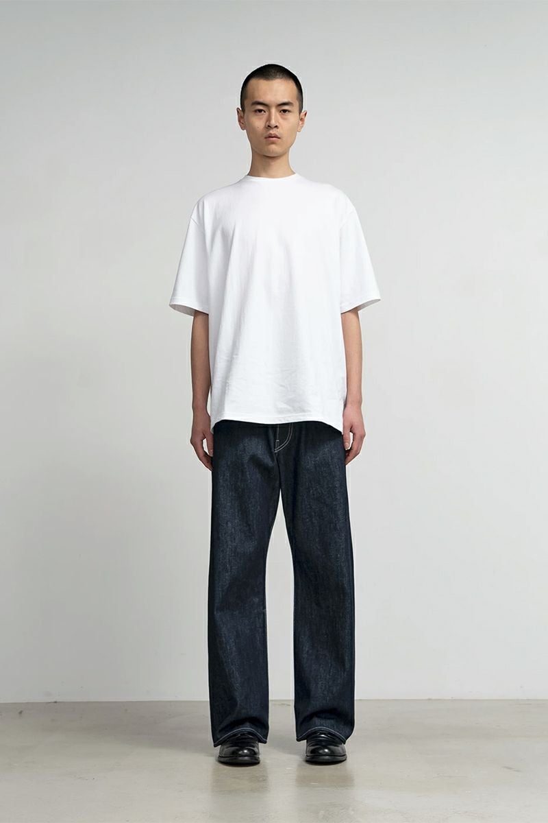 Graphpaper(グラフペーパー) Selvage Denim Five Pocket Wide Straight Pants セルヴィッチデニム ファイブポケットワイドストレートパンツ GU261-40059RB